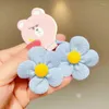 Hair Accessories 2PCS Fresh Broken Flowers Bow Girl Kids Elastic Bands Cute Children Ties Princess Baby Headwear