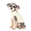 Ropa para perros Suéter para mascotas Color caramelo Ropa interior Ropa interior cálida Grueso Frío Lindo Simple Transpirable y seco