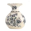 Vases Creative Ceramic Vase Chinese Blue And White Porcelain Household Living Room Decoration Flower Arrangement