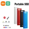 Lådor Xiaomi Mijia 2023 Portable SSD Typec/USB3.1 Extern Mobile Solid State Drive High Speed ​​4TB 8TB hårddisk bärbar dator hårddisk