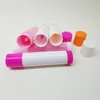 100pcs Portable Empty Transparent Lip Balm Tubes Ctainers Cosmetic Lipstick Bottles Beauty Makeup Tools Accories I3Z4#