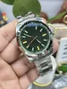 JF Watches 40mm R116400 Green Dial 904L Rostfritt stål Cal.3131 Rörelse Mekanisk automatisk herrklocka Män armbandsur