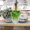 Fiori decorativi simulati modello di lattuga decorazioni di verdure artificiali cuscini per frutta e verdura del soggiorno