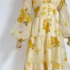 Fairy Dress, high-end Franse thee-pauze, middelste lengte rok, slanke pasvorm, elegante en grote vakantiejurk