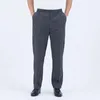 Men's Pants Chef Trousers Comfortable Unisex With Elastic Waist Breathable Fabric For Restaurant Service Secure Pockets Cooks