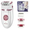 Epilator 3in1 Electric Women Epilator Female Shaver Leg Body Hair Removal Lip Chin Depilatory Lady Bikini Trimmer Facial Hair Remover