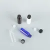 Depolama Şişeleri 100pcs 20ml renkli vida kapağı plastik şişe örnek kozmetik ambalaj 20cc altın/gümüş spiral alüminyum kapak evcil hayvan