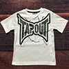 TAP OUT Vintage street grand motif de lettre imprimé T-shirt pour hommes et femmes hiphop rock punk été col rond manches courtes 240315