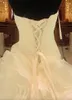 Strapless Pleated Wedding Dresses Cascading Ruffles A-line Bridal Wedding Gowns Plus Size Wedding Dresses Dridal Gowns robe de mariee