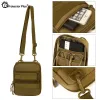 Sacs Protector Plus molle Pouche tactique 6 pouces Sac de téléphone portable Military Sport extérieur Randonnée de voyage Bag Nylon Portable