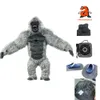Костюмы талисмана 2,6 м, серый костюм Кинг-Конга, костюм Кинг-Конга для взрослых, костюм талисмана гориллы для вечеринок, развлечений