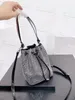 Blingbling strass seau sac sac de luxe sac à main pour femme en cuir véritable ensemble chaîne de diamant mini épaule sac à bandoulière sac de créateur or dames sac fourre-tout en diamant