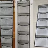 Storage Bags 2 Pcs 5 Compartment Hanging With Pockets Locker Organizer Wall Mount Closet Door Rack