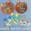 Sortera häckande stapling leksaker diy barnsgeometri form färg matchning 3d pussel baby montessori lärande utbildning interaktiva stridsspel leksaker 24323