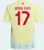 2024 Puchar Euro Hiszpania Narodowe koszulki piłkarskie Ansu Fati Asensio Morata F Torres Koke Gavi C Soler 24/25 Rodri Fan Wersja piłkarska Koszulki dla dorosłych + KIT KIT KIT