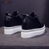 Skor strass vit plattform sneakers kvinnor casual skor kil plattform dolda klackar bekväma damer sneakers kvinnor skor 2023