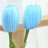 Fleurs décoratives 1 pièces avec Pot tulipe artificielle simulé décor de bureau plante en Pot fausses plantes décoration de bureau à domicile