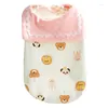 Vêtements de chien vêtements printemps et été mince chat princesse gilet mignon petit revers petit costume d'animal de compagnie en peluche