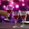 Bicchieri da vino Trasparente Bicchiere da vino retrò Calice intagliato Whisky Bicchieri da vino rosso Home Bar Festa di nozze Flute da champagne Bicchiere da cocktail Regalo L240323