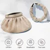 Sombreros de ala ancha Cubo Verano Shell Sombrilla Sombrero Protección UV Anillo para el cabello de doble propósito Sol Adecuado para mujeres Playa al aire libre Cubos plegables suaves 24323