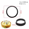 Baking Tools 4/6/8pcs Circular Tart Ring French Dessert Mould Kitchen Black Plastic Perforated Egg Mold Cutter Pastry Decorating