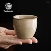 Teetassen, Honigglasierte Tasse, Master-Keramik-Home-Vintage-Kung-Fu-Set, klein, einzeln, XH170