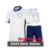 2024 Jersey de football KANE GREALISH RASHFORD BELLINGHAM SAKA FODEN Englands GREALISH Kane Maillot de football Rice Cole Palmer Walker Gallagher Uniforme Mens Kit enfants