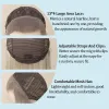 Pruiken 13*4 Lace Front Synthetische pruiken voor vrouwen Lange golvende donkerbruine Hoogtepunt Middle Part Lace Wigs Daily Cosplay High Timure Hair