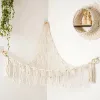 Racks Animal Toy Macrame Shelf Wall Hanging Large Macrame Toy Hammock Organizer Display Holder Net for Kids Bedroom Nursery Decor