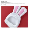 Abbigliamento per cani 2 pezzi Cappello per animali domestici Abbigliamento per gatti Vestiti Pasqua Costume carino Orecchie decorative