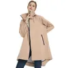 Tanage des femmes OEM imperméable Long Trench-Coat Raincure de haute qualité pour la femelle 10a 352 247