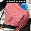 Luxo crossbody saco rosa designer pequeno ombro bolsa de viagem cruz corpo mini coração amor saco com ouro sling corrente couro 18cm fashio rpsq