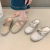 Hausschuhe für Damen, klassisch, aus Seide, weich, Ballettschuhe, runde Zehen, Bowtie-Flats, elegante Valentine-Slides im Freien