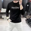 Neue 2024 Marke Stil Mode T-shirt für männer frauen Sommer Schwarz Weiß Langarm Luxurys Kleidung Hohe Qualität T-shirts kleidung Tees Größe M-4XL