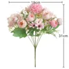 Decorative Flowers 30 Mother 1 Piece Mixed Floral Beautiful Peony Artificial Flower Hydrangea Fake Bouquet Home Wedding Decor DIY Dandelion