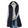 Femmes Designer Down Vestes Puffer Gilet Femme Manteau D'hiver Femmes Coupe-Vent À Manches Longues Lettre Étanche Fermeture À Glissière Pardessus Manches