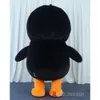 Disfraces de mascota Disfraz de pingüino gigante de 2 m/2,6 m, traje de mascota para caminar de cuerpo completo para adultos, disfraz de personaje de entretenimiento, vestido de lujo