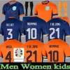 2024 MEMPHIS SOCCER HOLLAND Club Jersey Jong Virgil Dumfries Bergvijn Holands koszulka Klaassen Blind de Ligt Men Fan Wersja Wersja Kobiety