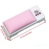 Rests 24LED Nail Dryer Lamp All Gel Polish EU US Charge 2 IN 1 Foldable Nail Hand Pillow Dryer Manicure Lamp Equipment Rest Stand