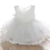 Girl's Dresses Infant Dress Girl 1st Birthday Dresses for Baby Girl Toddler Kid New Year Gown Winter Warm Evening Party Costume for Babies 2023 d240425