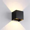 Vägglampa 1/2st Modern LED Light Up Down Aluminium Sconce RGB Dimble Lights For Aisle Corridor Bedroom Art Decor
