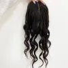 トッパーヨーロッパの人間の髪のトッパー波状シルクスキンベースToupee 2 cm PUの周りのバージンヘアエクステンションと女性ヘアピースのクリップ