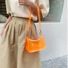 Evening Bags Fashion Vintage Ladies Jelly Solid Color Clear Underarm Bag Casual Women Hobos Handbags Purse Cell Phone Shoulder