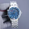 Titanuhr AAAAA Hochwertige Herrenuhren Omg 8215automatisches Maschinenwerk 42mm Classics Diving Sapphire Mirror Montredelu 40