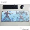 Mouse Pads Wrist Rests Samurai Pad 900X400X4Mm Mats Fashion Computer Mat Gaming Accessories Adorable Mousepad Keyboard Games Pc Gamer Oteuh