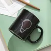 Mokken Elektrische Lamp Verkleuring Cup Creatieve Kleur Veranderende Keramische Koffie Magische Verwarming Mok