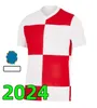 Maglie da calcio 24 25 Modric Mer Croatie 2024 Euro Cup Gvardiol Kovacic Suker Men Kit Kit Women Fan Fan Fan Player Retro 1997 1998 2002 Croacia Football Shirt T