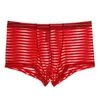 Underpants Men Sweat Absorbing Sweat-wicking Transparent Panties Nylon Men's Underwear Boxers For Daily Wear