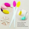 1pc Facial Mask Brush Silice Facial Mask DIY Brush Original Soft Fi Beauty Women's Skin Care Home Makeup Tools Nose Brush W86G#