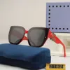 2 pezzi Fashion designer di lusso 23G Homes Nuovi occhiali da sole per donna HD Fashion Occhiali da sole sensoriali versatili di fascia alta Popolari su Internet Stesso stile 2612